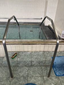 滑り止めテスト施工